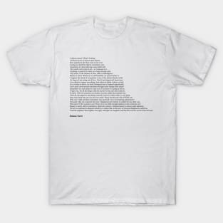 Donna Tartt Quotes T-Shirt